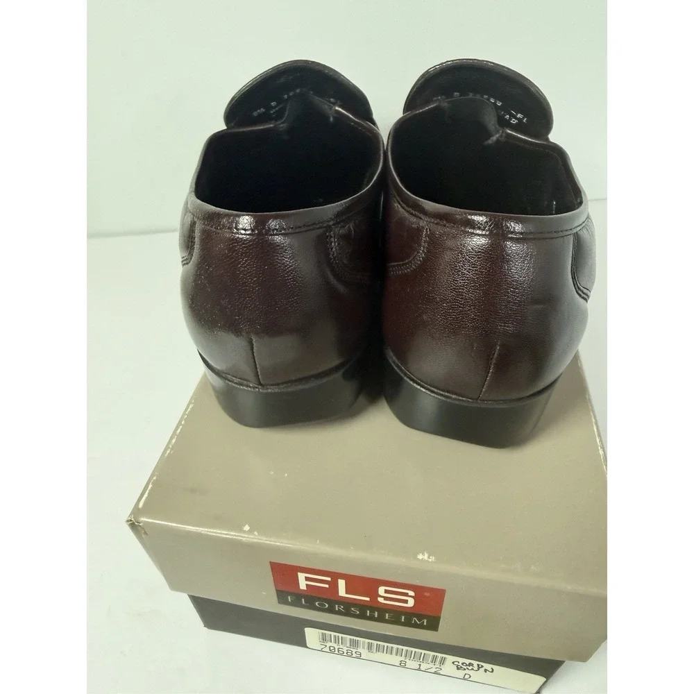 Florsheim Men's Brown FLS Leather Loafers Shoes Size 8.5 D Slip On 70689